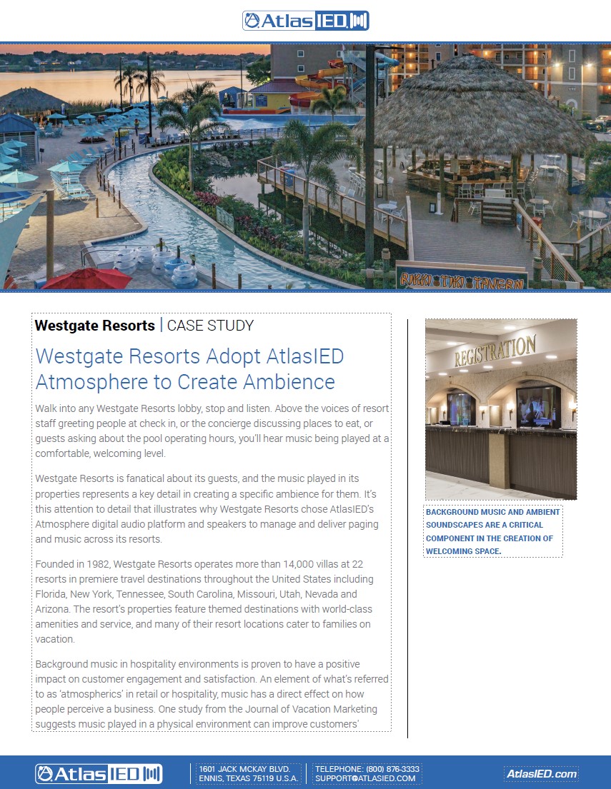 Westgate Resort Case Study Westgate Resort Case Study